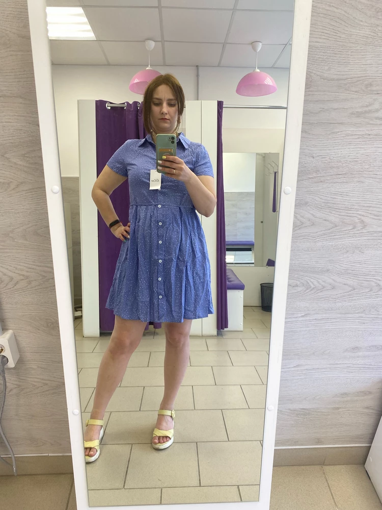 Платье классное, но в груди и руках оказалось мало. А так бы обязательно взяла