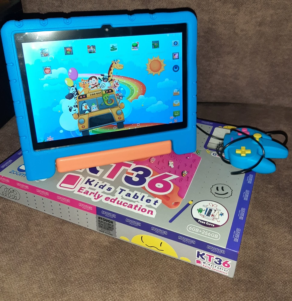 Для ребёнка 6 лет отлично! Упакован хорошо. Пришёл быстро! Не тормозит. Чехол очень классный!