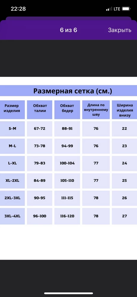 Джеггинсы сами по себе неплохие, но молния оставляет желать лучшего. По внутренней этикетке ощущение, что их стирали. В описании неверно указана длина по внутреннему шву. Поэтому не подошли. Возврат