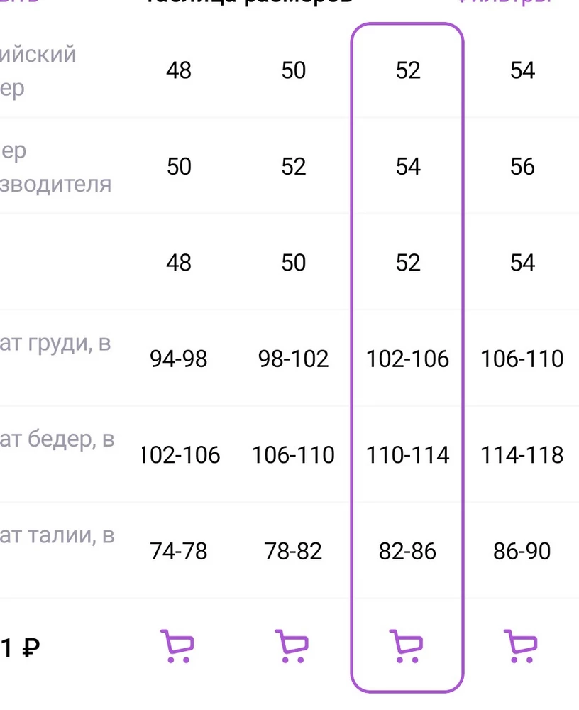 Заказала два купальника разных, измеряла см.лентой объем бедер, по размерной линейке выбрала 52(54)размер на объем бедер 110см, а пришло на полный 56 просто огромные трусы и лиф. Отказ!