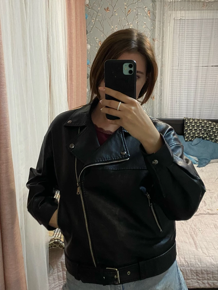 Куртка просто класс, качество отличное, кожа мягкая, приятная, порадовала цена)))🔥