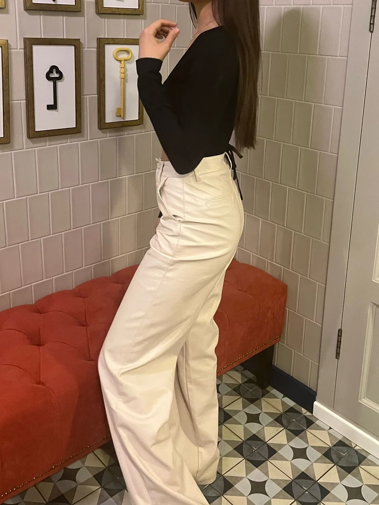 Брюки понравились , на рост 160 длинноваты, но не критично, на от-63, об-90 25 размер как раз