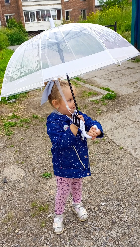 Хороший зонтик, дочке понравился. Советую к покупке