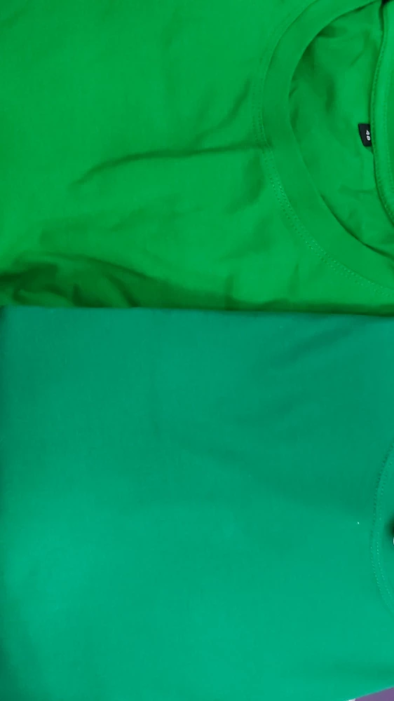 При заказе одной модели, одного цвета, но разных размеров пришли равные по цвету