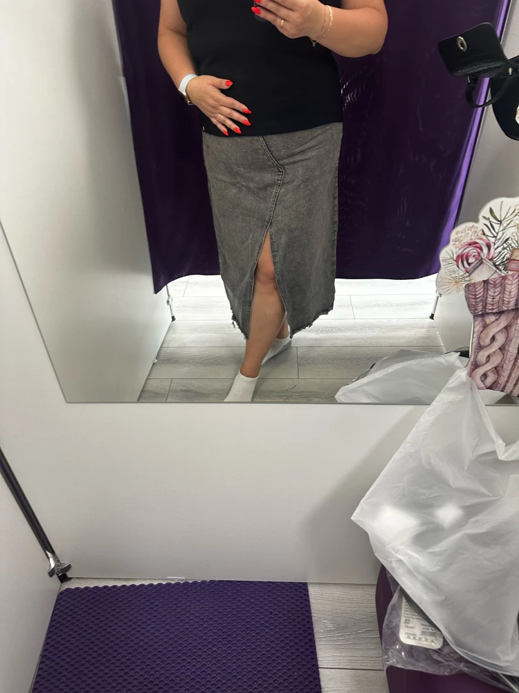 Отличная юбка, очень качественная джинса, хорошо сидит, буду носить с удовольствием!!!