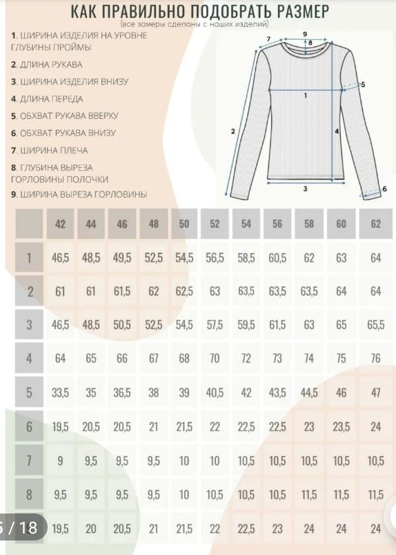 Хороший лонгслив. Ткань приятная на ощупь, рисунок насыщенный, без трещин. Соответствует таблице размеров продавца. На параметры: ОГ - 90, ОТ - 72, ОБ - 98, подошёл бы 42 размер, но взяла 44, так как хотела свободный. Продавца рекомендую: товар хороший, доставка быстрая. Надеюсь, прослужит долго.