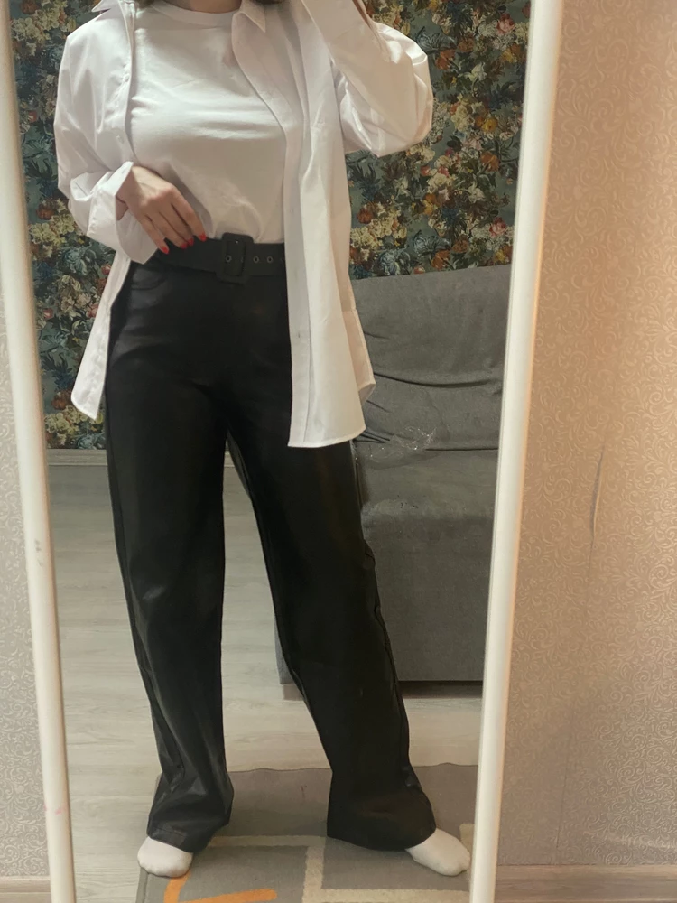 Любимые брюки! Швы ровные, зараза нет, смотрятся очень стильно❤️ я в восторге!