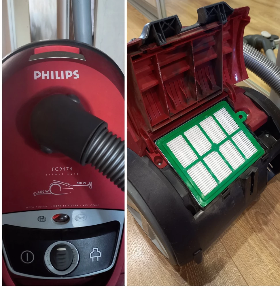 Фильтр подошёл, пылесос Philips FC9174, спасибо