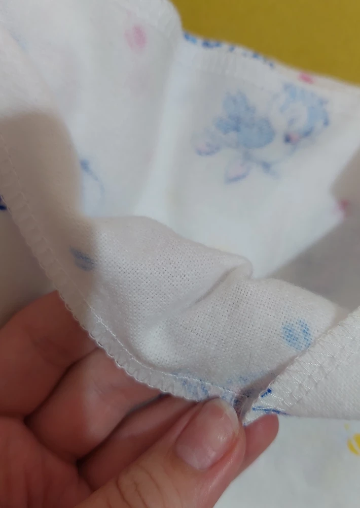 Пеленки пришли классные. Без брака. Очень мягкие. После стирки не сели, не растянулись. Мне понравились. Размер реальный. Однозначно рекомендую 👍